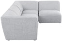 Miramar - 4 Piece Modular Sectional - Meridian Furniture - Stationary Sectionals - Elite Enclave Home