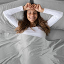 300 Thread Count Organic Cotton - King Deep Pocket Sheet Set - Gray