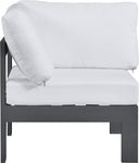 Meridian Nizuc Outdoor Patio Corner Chair – modular design with waterproof fabric cushions and aluminum frame
