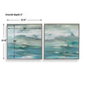 Tranquil State Of Mind - Framed Canvases (Set of 2) - Uttermost - Canvas Art Sets- Elite Enclave Home