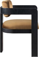Sacha - Velvet Dining Chair With Black Base (Set of 2) - Meridian Furniture - Chair Sets - Elite Enclave Home