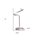 Curvy Spiral LED Table Lamp - White