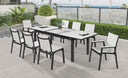 Nizuc - Outdoor Patio Dining Chair With Gray Frame (Set of 2)