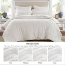 Breeze - Gauze Embroidered Euro Sham - White - Harbor House Blue - Coverlet & Shams - Elite Enclave Home