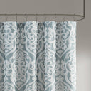 Odette - Shower Curtain - Aqua - Madison Park - Shower Curtains - Elite Enclave Home