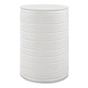 Borderline - White Drum Table