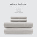 Blend Jersey Knit - 4 Piece Queen All Season Sheet Set - Gray