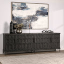 Willmark - 6 Door Iron Leg Sideboard - Classic Home - Sideboards- Elite Enclave Home