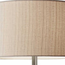 Solid Wood Novelty Floor Lamp With Beige Drum Shade - Brown - HomeRoots - Floor Lamps - Elite Enclave Home