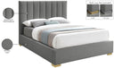 Pierce - Bed - Meridian Furniture - Upholstered Beds - Elite Enclave Home