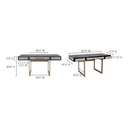 Mako - Desk - Gray - Moe's Home Collection - Writing Desks - Elite Enclave Home