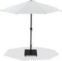 Fiji - Aluminum Patio Umbrella With Square Black Base
