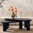 Sophie - Outdoor Nesting Table Set - Charcoal Lacquer / Gray - Moe's Home Collection - Nesting Tables - Elite Enclave Home