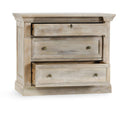 Adelaide - 3 Drawer Nightstand - Natural White Wash - Classic Home - Accent Nightstands - Elite Enclave Home