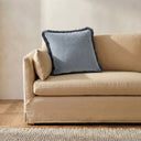 Yasmin - Square Cushion Faux Mohair - Light Blue - Moe's Home Collection - Accent Pillows - Elite Enclave Home