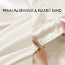 Satin - King Wrinkle Free Luxurious (Set of 6) - Ivory