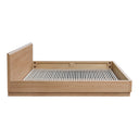 Round Off - Queen Bed - Natural Oak - Moe's Home Collection - Slat Beds - Elite Enclave Home
