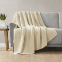 Bree Knit - Knit Throw - Ivory - INK+IVY - Throws - Elite Enclave Home