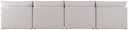 Mackenzie - Modular Sofa Armless - 4 Seats
