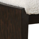 Port - Small Bench - Walnut / White - Uttermost - Upholstered Benches- Elite Enclave Home