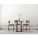 Sailor - Leather Counter Stool - Dark Brown - Moe's Home Collection - Counter Height (24" - 27") - Elite Enclave Home
