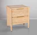 Oakwood - Night Stand - White Oak - Meridian Furniture - Accent Nightstands - Elite Enclave Home