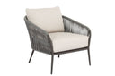 Florence - Club Chair, No Welt - Echo Ash / White