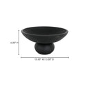 Asha - Decorative Bowl - Black Terracotta - Moe's Home Collection - Plates & Bowls - Elite Enclave Home