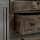 Adelaide - Wood 3 Drawer Nightstand - Cocoa Brown - Classic Home - Accent Nightstands - Elite Enclave Home
