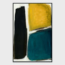 Mineral - 48" x 72" Painting Art by Buddy Whitlock - Blue & Yellow