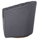 Cuthbert - Modern Swivel Chair - Dark Gray