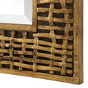 Woven In - Time Mirror - Gold - Uttermost - Accent Mirrors - Elite Enclave Home