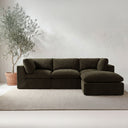 Cates - Lounge Modular Sectional - Dark Green - Moe's Home Collection - Stationary Sectionals - Elite Enclave Home