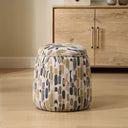 Arem - Upholstered Multi - Color Ottoman - Gray / Pink / White / Yellow - Uttermost - Upholstered Ottomans - Elite Enclave Home