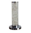Metal Column LED Rope Table Lamp With Clear - Silver