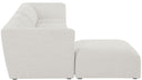 Miramar - 5 Piece Modular Sectional - Meridian Furniture - Stationary Sectionals - Elite Enclave Home