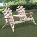 66" Solid Wood Adirondack Chair - Natural