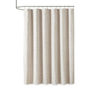 Metro - Woven Clipped Solid Shower Curtain - Sand - Madison Park - Shower Curtains - Elite Enclave Home
