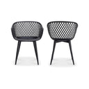 Piazza - Outdoor Chair (Set of 2) - Black - Moe's Home Collection - Chair Sets - Elite Enclave Home