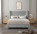 Penny - Chenille Fabric Bed - Meridian Furniture - Upholstered Beds - Elite Enclave Home