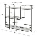 Trolley Bar - Console - Black