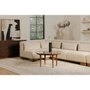 June - Slipper Chair - Oatmeal - Moe's Home Collection - Stationary Chairs - Elite Enclave Home