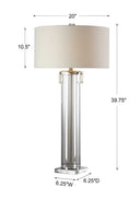 Monette - Tall Cylinder Lamp - Uttermost - Table Lamps - Elite Enclave Home
