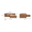 Form - Nook Modular Sectional - Sonoran Tan - Moe's Home Collection - Stationary Sectionals - Elite Enclave Home