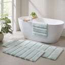 Tufted Pearl Channel - 17" x 24" Rug - Seafoam - Madison Park - Rug Sets - Elite Enclave Home
