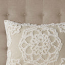 Laetitia - 3 Piece Tufted Duvet Cover Set - Taupe