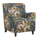 Lainey - Floral Upholstered Armchair - Blue - Uttermost - Arm Chairs - Elite Enclave Home