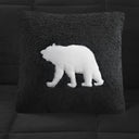 Alton - King Plush Sherpa Down Alternative Comforter Set - Black - Woolrich - Comforters & Sets - Elite Enclave Home