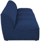 Miramar - 4 Seat Armless Modular Sofa - Meridian Furniture - Stationary Sectionals - Elite Enclave Home