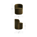 Dane - Swivel Chair - Green - Moe's Home Collection - Swivel Chairs - Elite Enclave Home